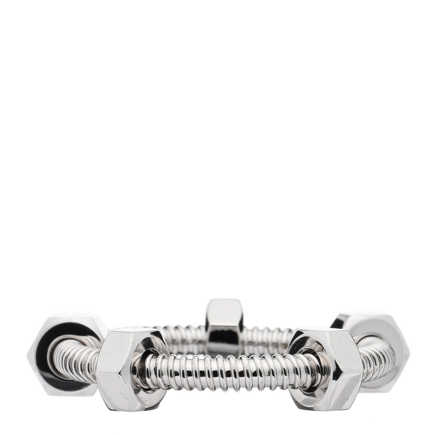 Cartier 18K White Gold Ecrou De Cartier Ring 55 7.25 1 of 4