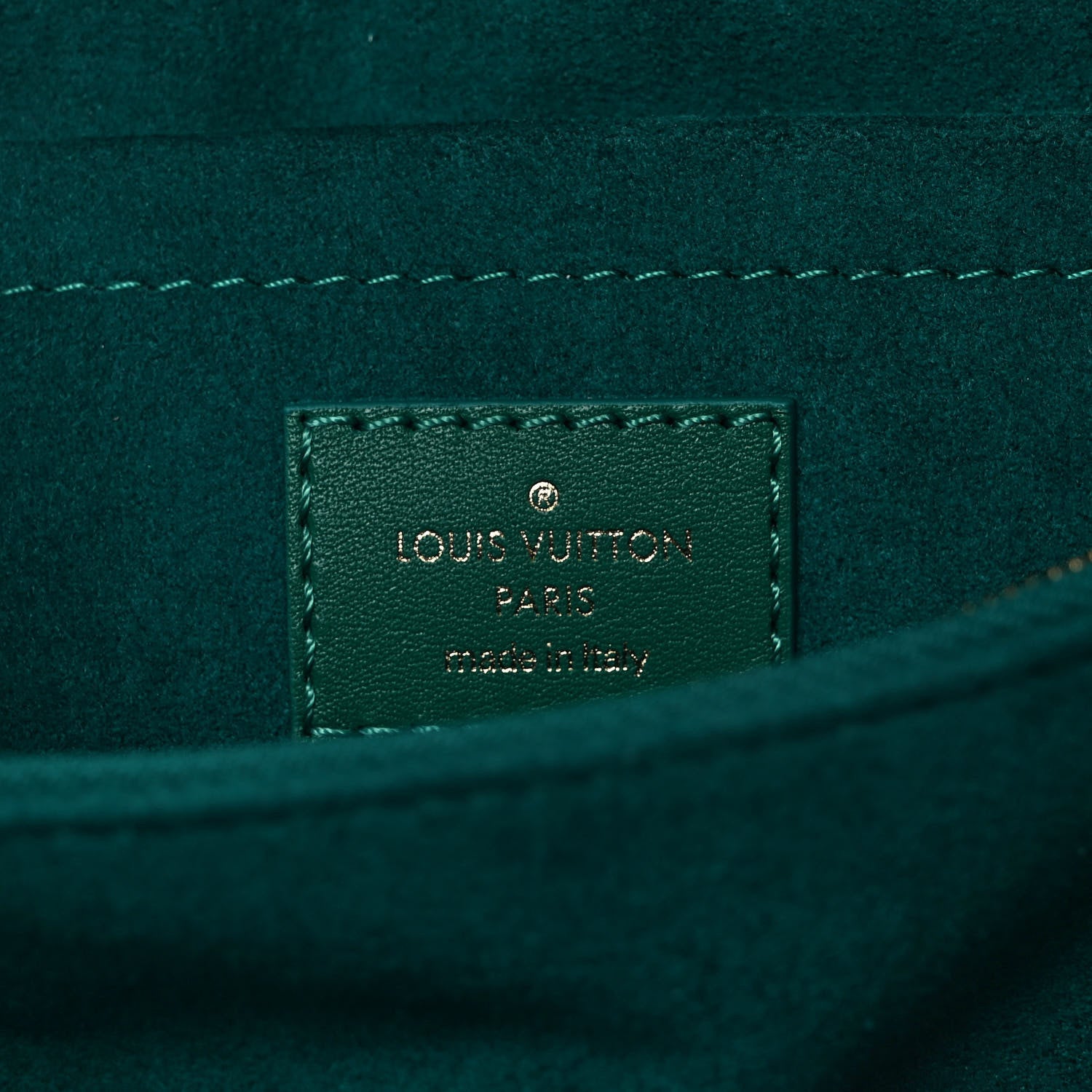 Louis Vuitton Calfskin New Wave Chain Bag MM NM Emerald 6 of 9