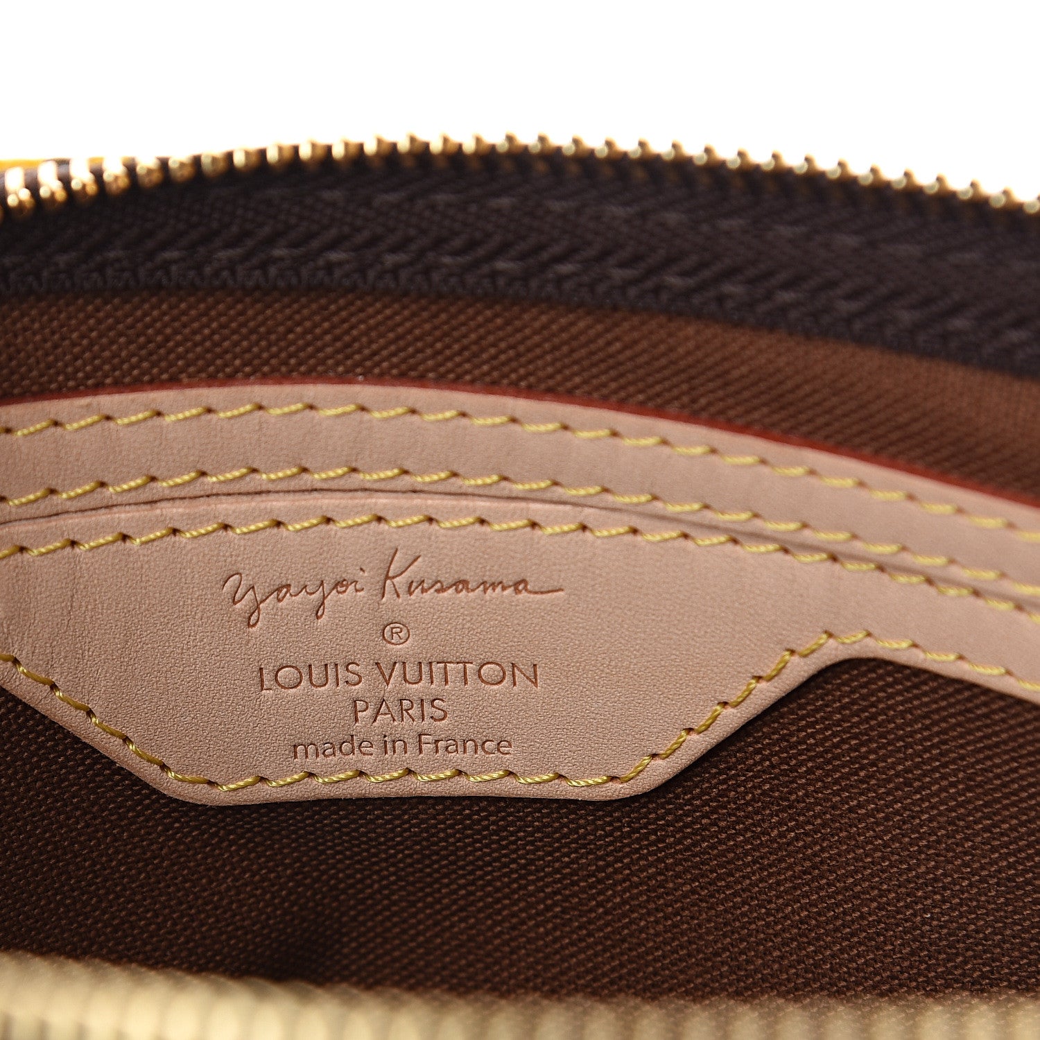 Louis Vuitton Monogram Kusama Town Speedy 30 Yellow 5 of 8