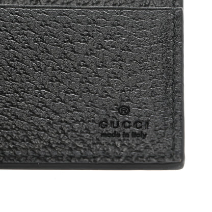 Gucci Calfskin Bee Bi-Fold Wallet Black 6 of 7