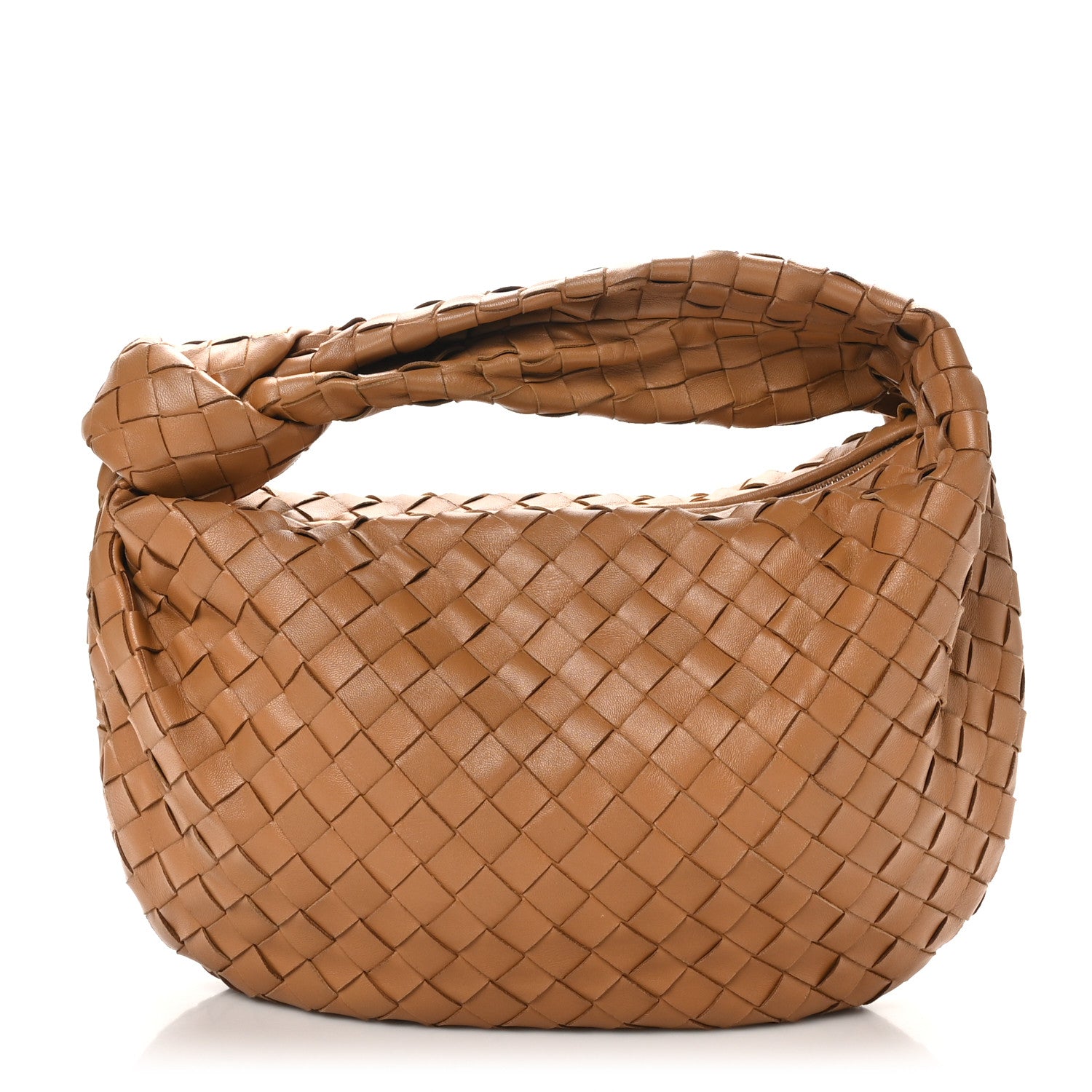 Bottega Veneta Nappa Intrecciato Teen Jodie Hobo Caramel 1 of 10