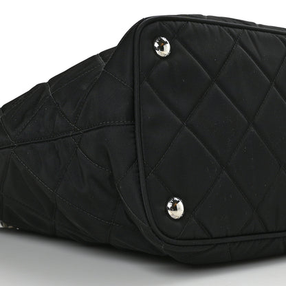 Prada Nylon Tessuto Impuntu Quilted Tote Black 6 of 7