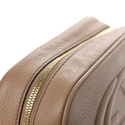 Gucci Pebbled Calfskin Small Soho Disco Bag Camelia 11 of 11