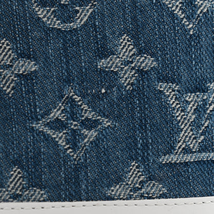 Louis Vuitton Denim Monogram Stellar Sneaker Boots 38.5 Bleu Jeans Blue 13 of 18