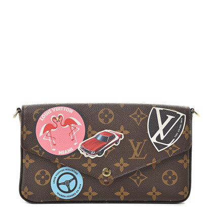 Louis Vuitton Monogram World Tour Pochette Felicie 1 of 8
