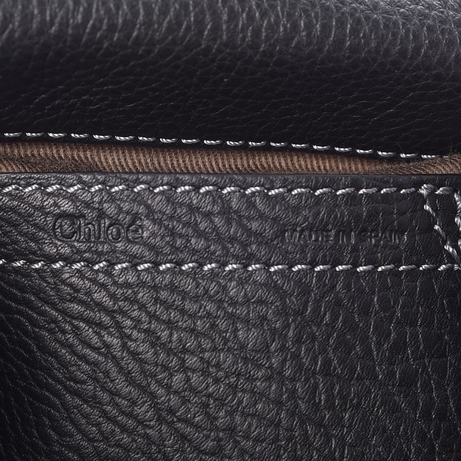 Chloe Calfskin Mini Marcie Round Crossbody Bag Black 6 of 7
