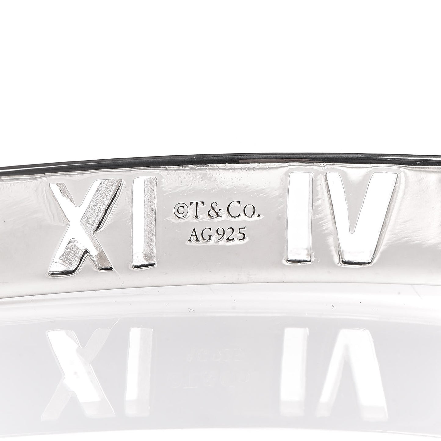 Sterling Silver Atlas Pierced Hinged Bangle Bracelet
