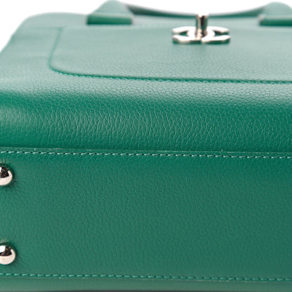 Chanel Grained Calfskin Mini Neo Executive Shopper Tote Green 9 of 10