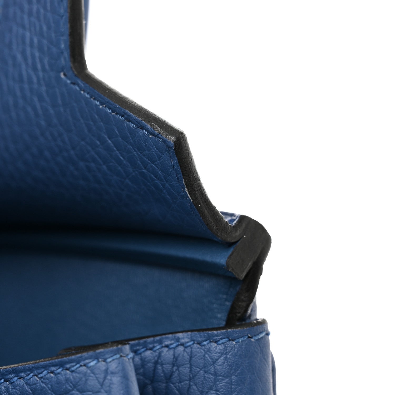 Hermes Taurillon Clemence Birkin 30 Bleu Agate 11 of 17
