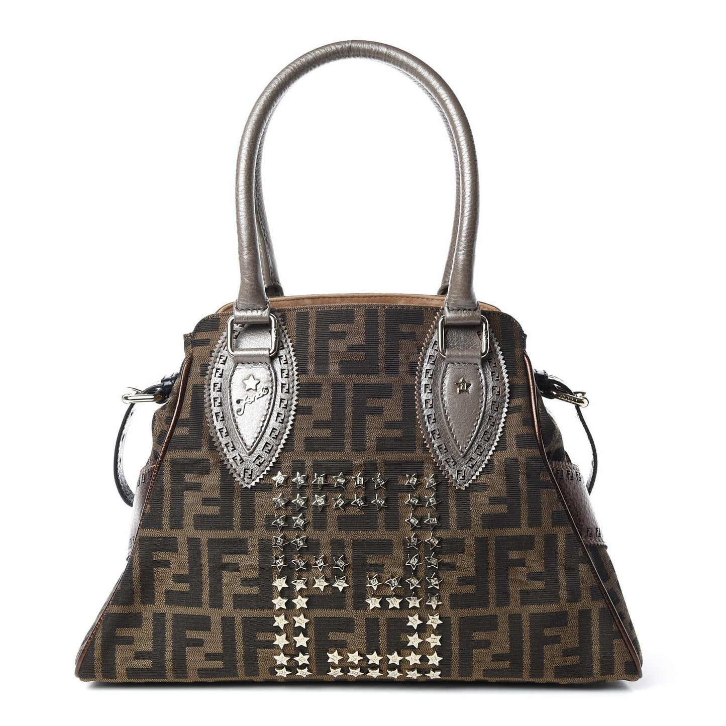 Zucca Star Embellished Bag De Jour Tobacco