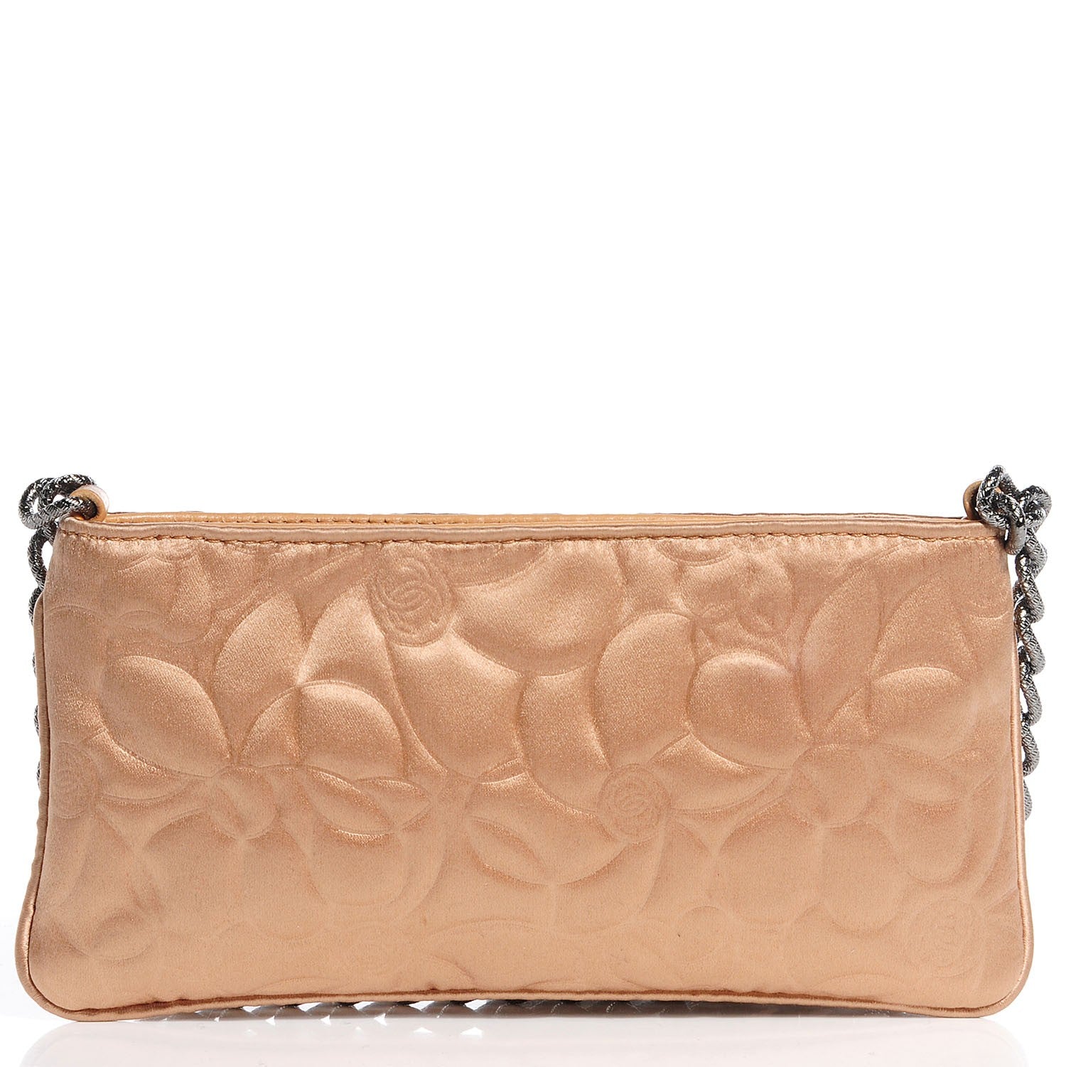 Chanel Satin Camellia Evening Bag Light Pink 1 of 7