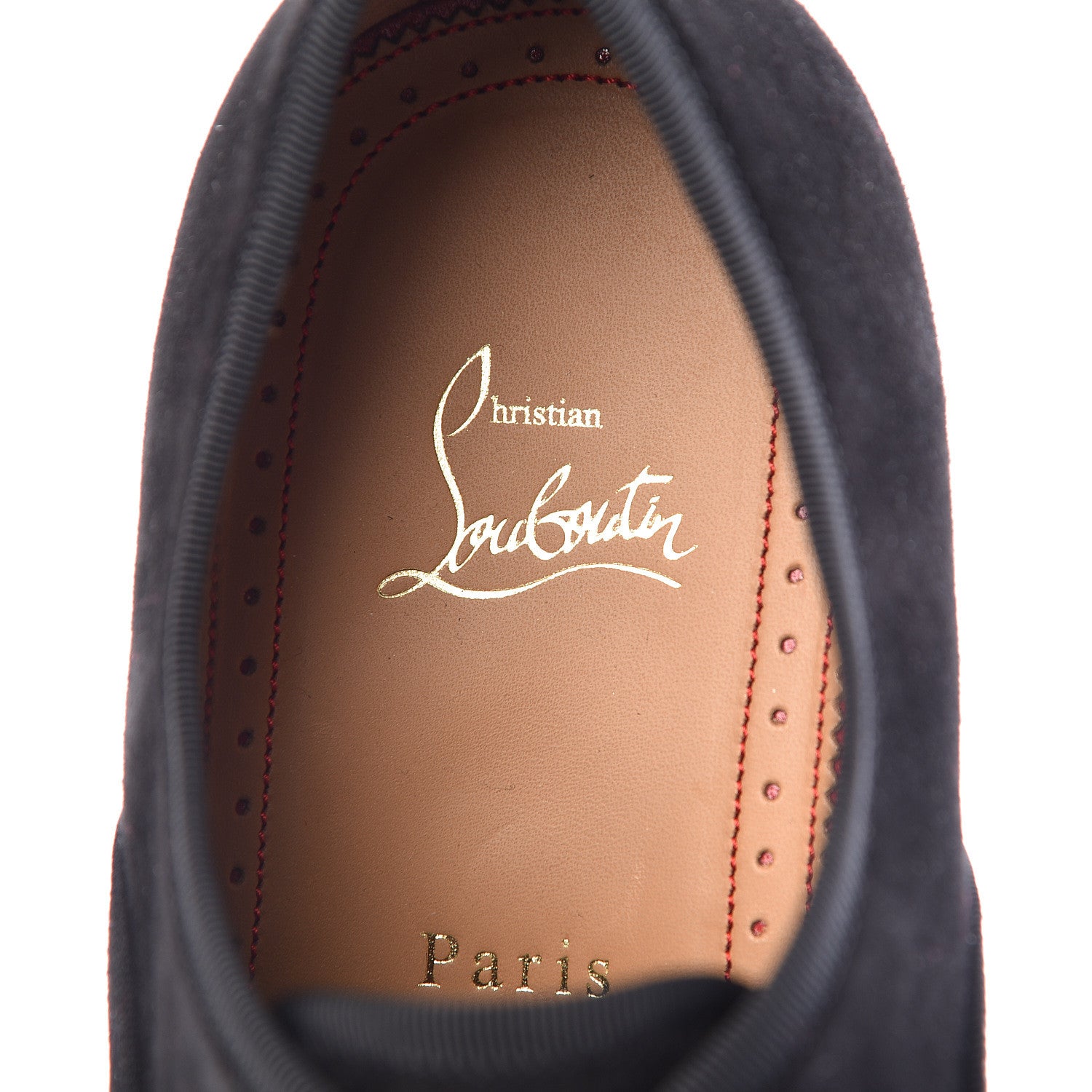 Christian Louboutin Suede Strass Mens Alpha Male Flat Loafers 42 Black 6 of 10