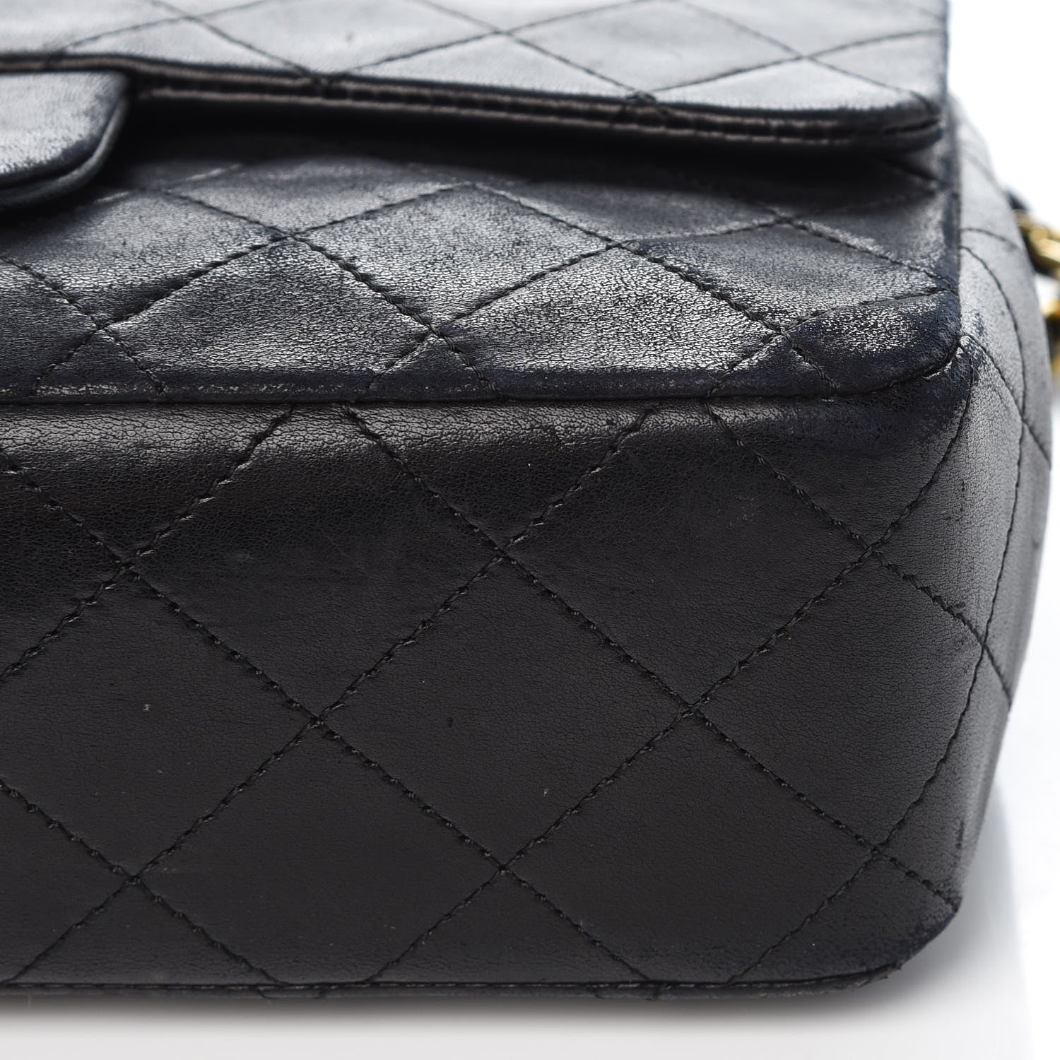 Chanel Lambskin Quilted Small Double Flap Black 11 of 19