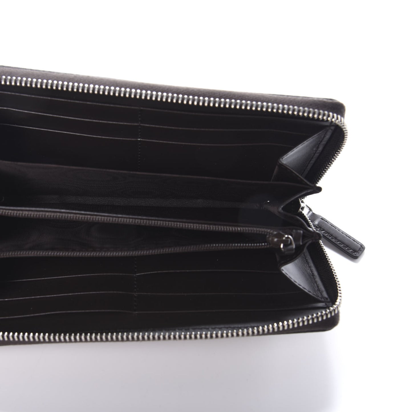 GG Supreme Monogram Web Zip Around Wallet Beige Cocoa