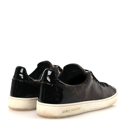 Louis Vuitton Patent Monogram Frontrow Sneakers 37 5 of 16