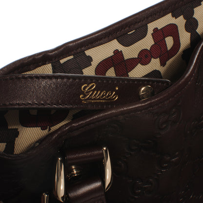 Gucci Guccissima Medium Abbey Shoulder Bag Brown 8 of 8