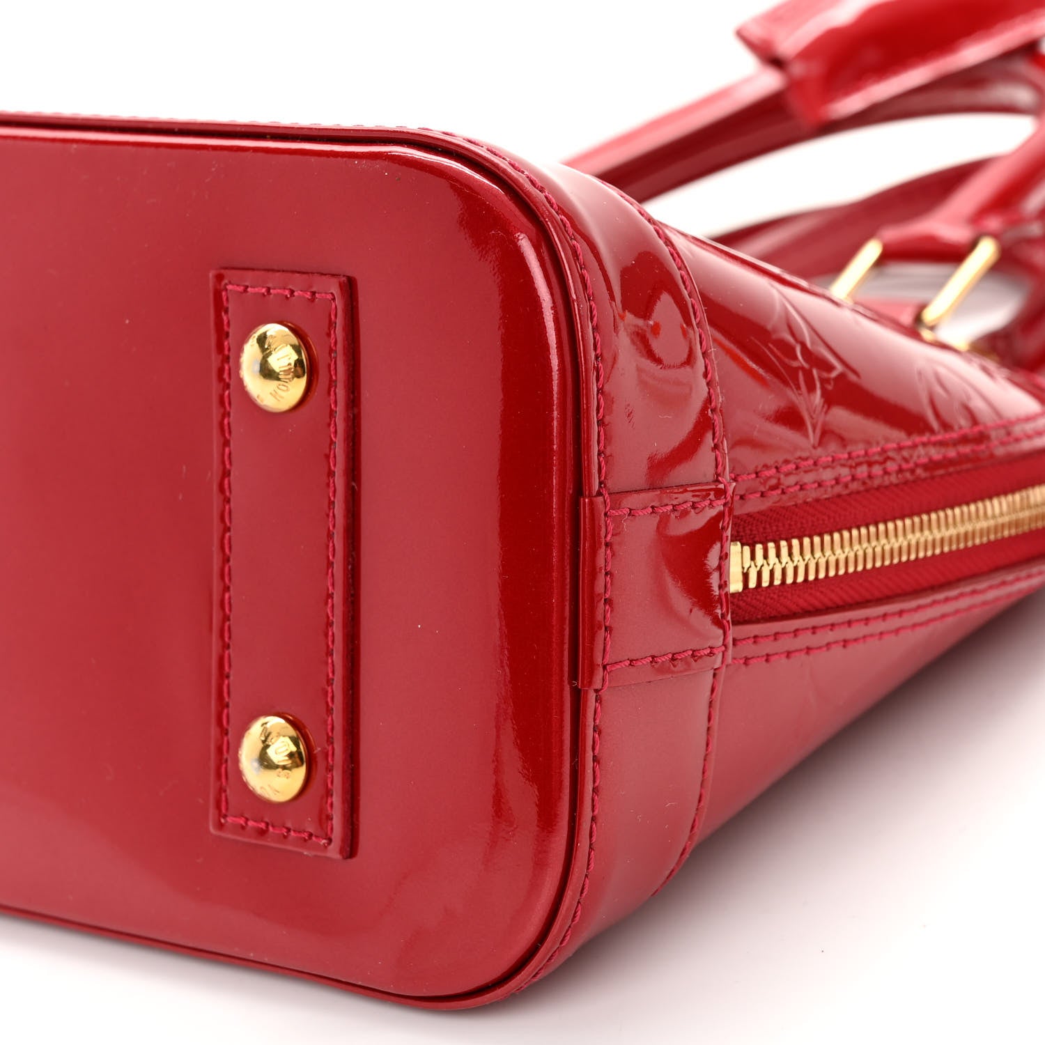 Louis Vuitton Vernis Alma BB Pomme D'Amour 9 of 9