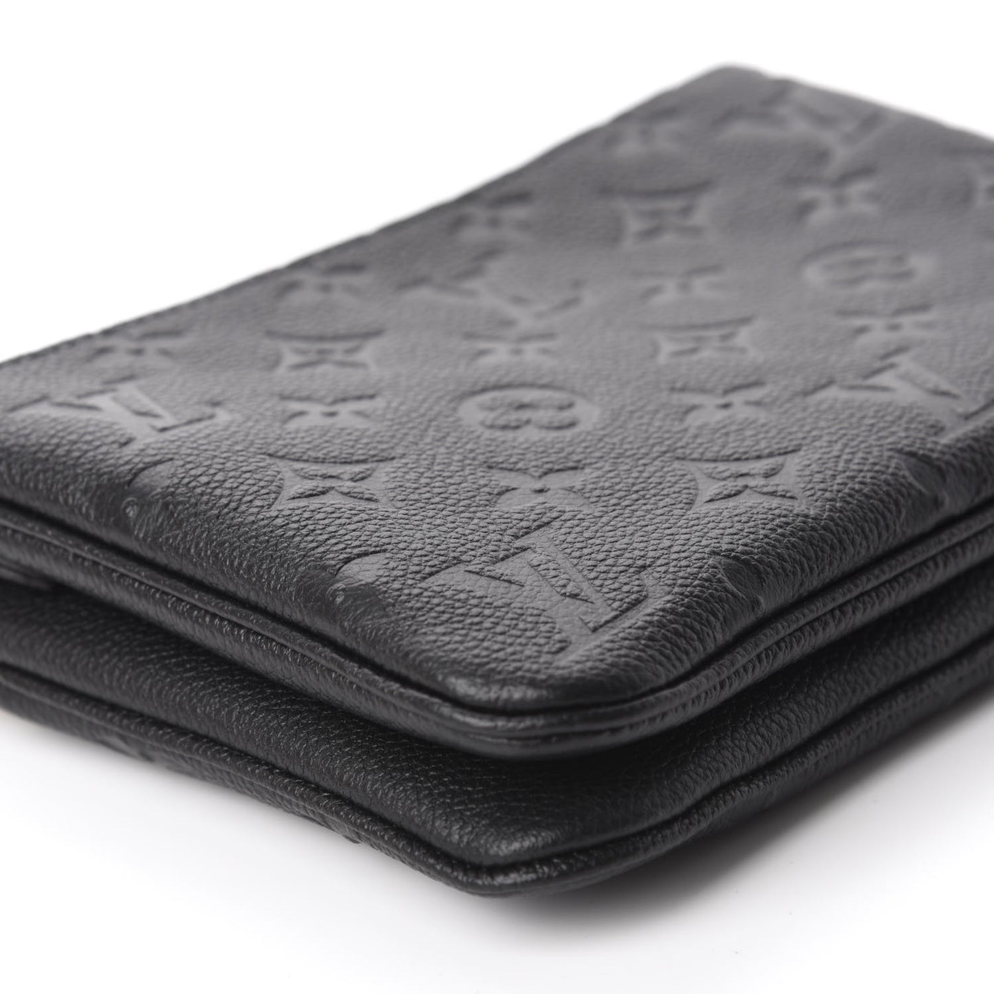 Empreinte Double Zip Pochette Black