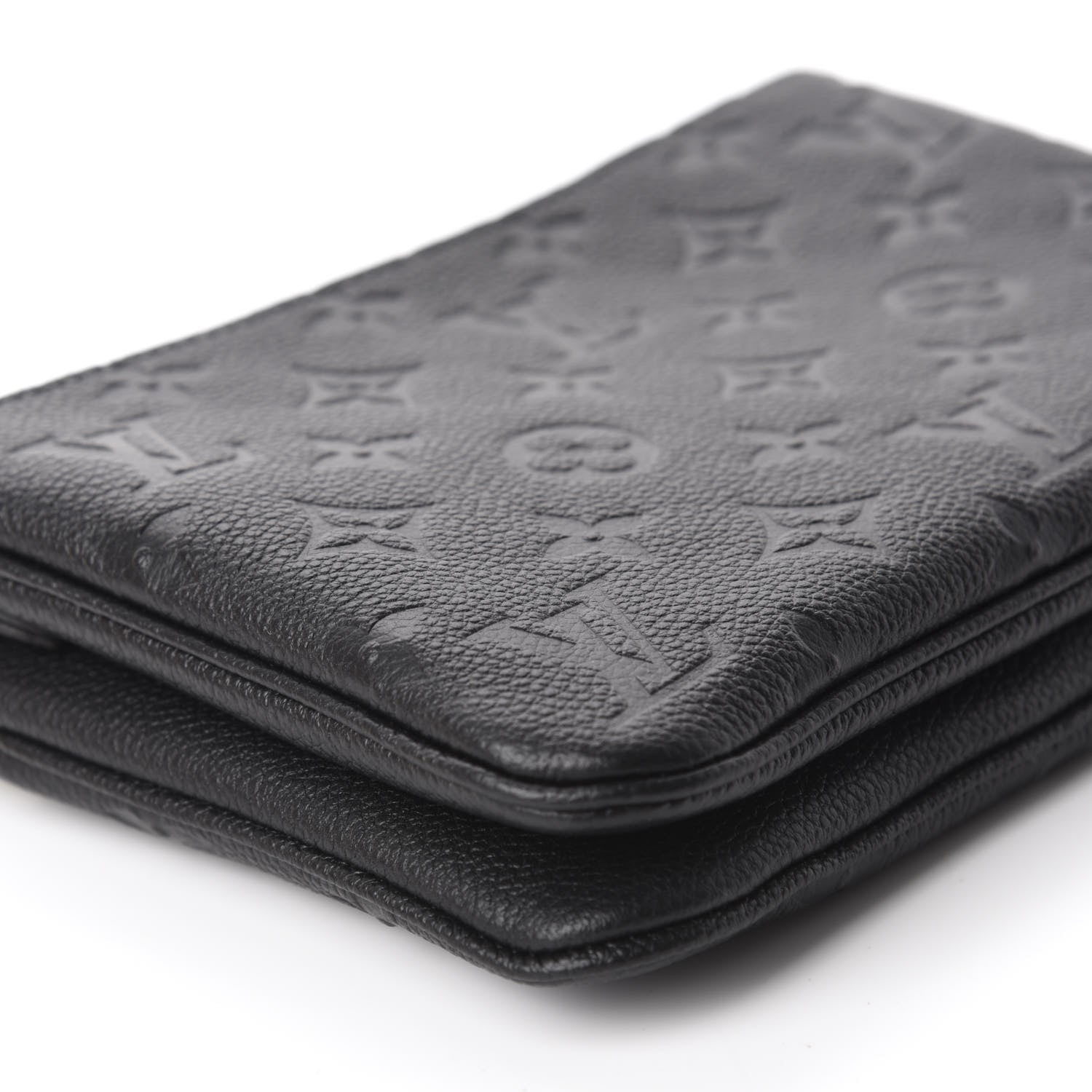 Louis Vuitton Empreinte Double Zip Pochette Black 6 of 11