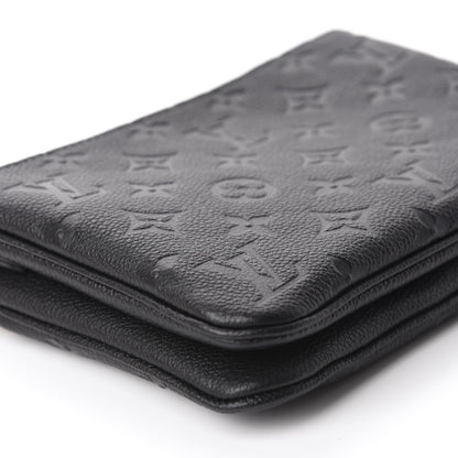 Louis Vuitton Empreinte Double Zip Pochette Black 6 of 11