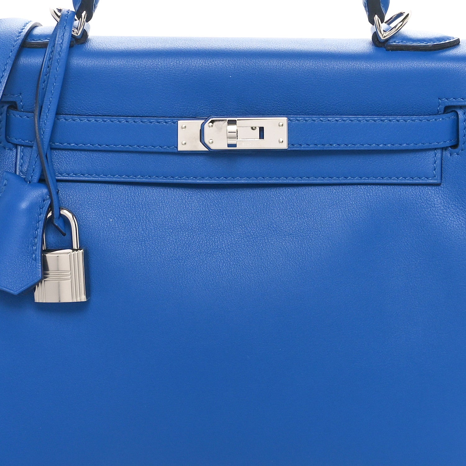 Hermes Swift Kelly Retourne 25 Bleu France 8 of 11