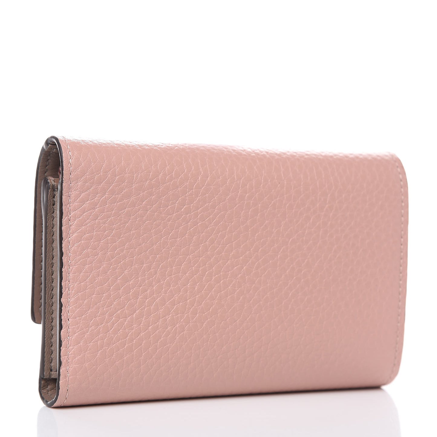 Taurillon Capucines Compact Wallet Magnolia