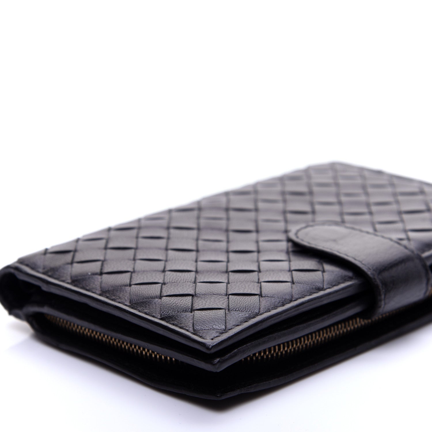 Bottega Veneta Nappa Intrecciato Continental Wallet Black 6 of 13