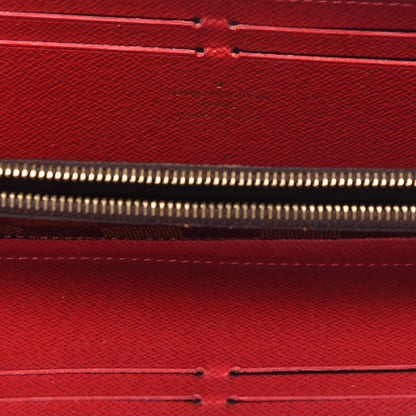 Louis Vuitton Damier Ebene Clemence Wallet Cherry 5 of 12