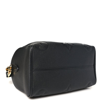 Louis Vuitton Empreinte Monogram Giant Speedy Bandouliere 25 Black 4 of 9