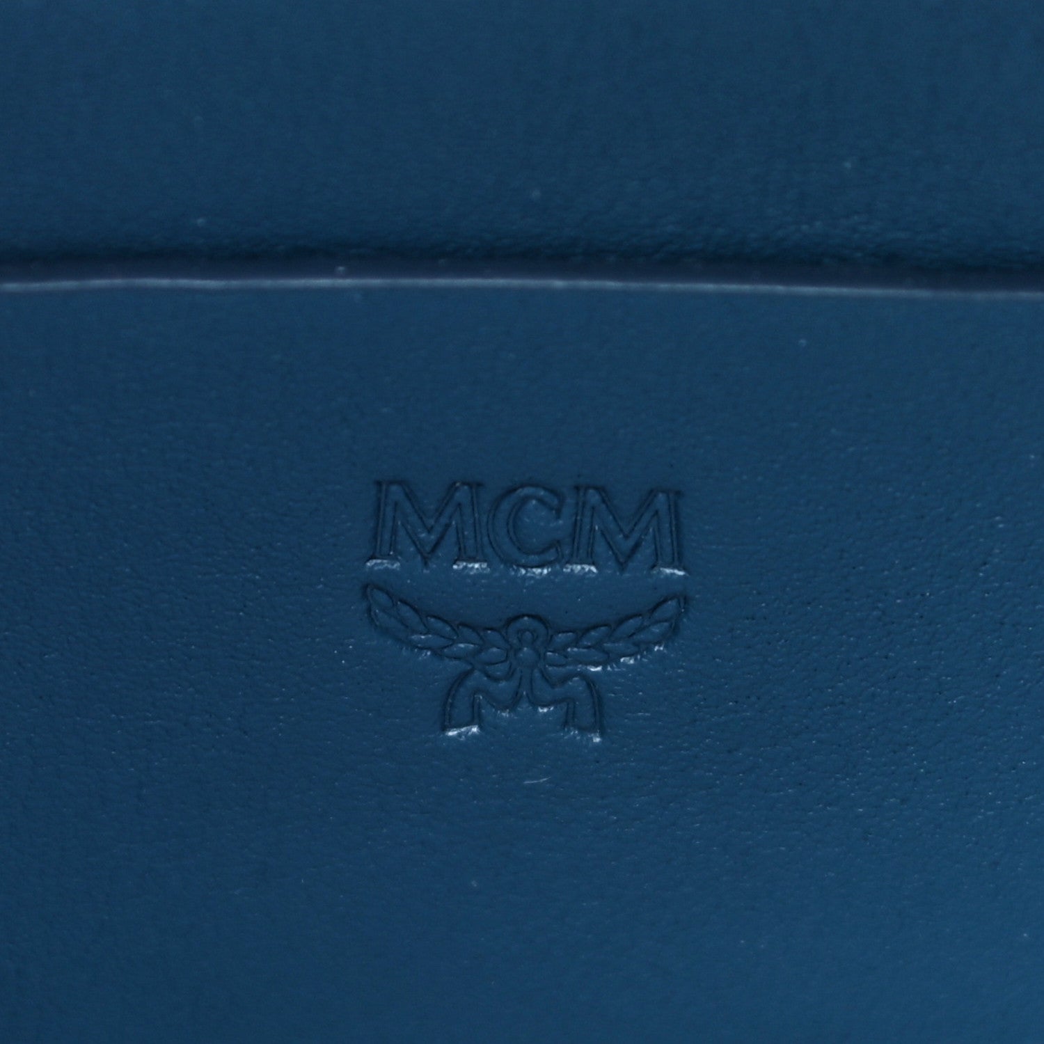 MCM Visetos X-Mini Stark Bebe Boo Backpack Deep Blue Sea 6 of 9