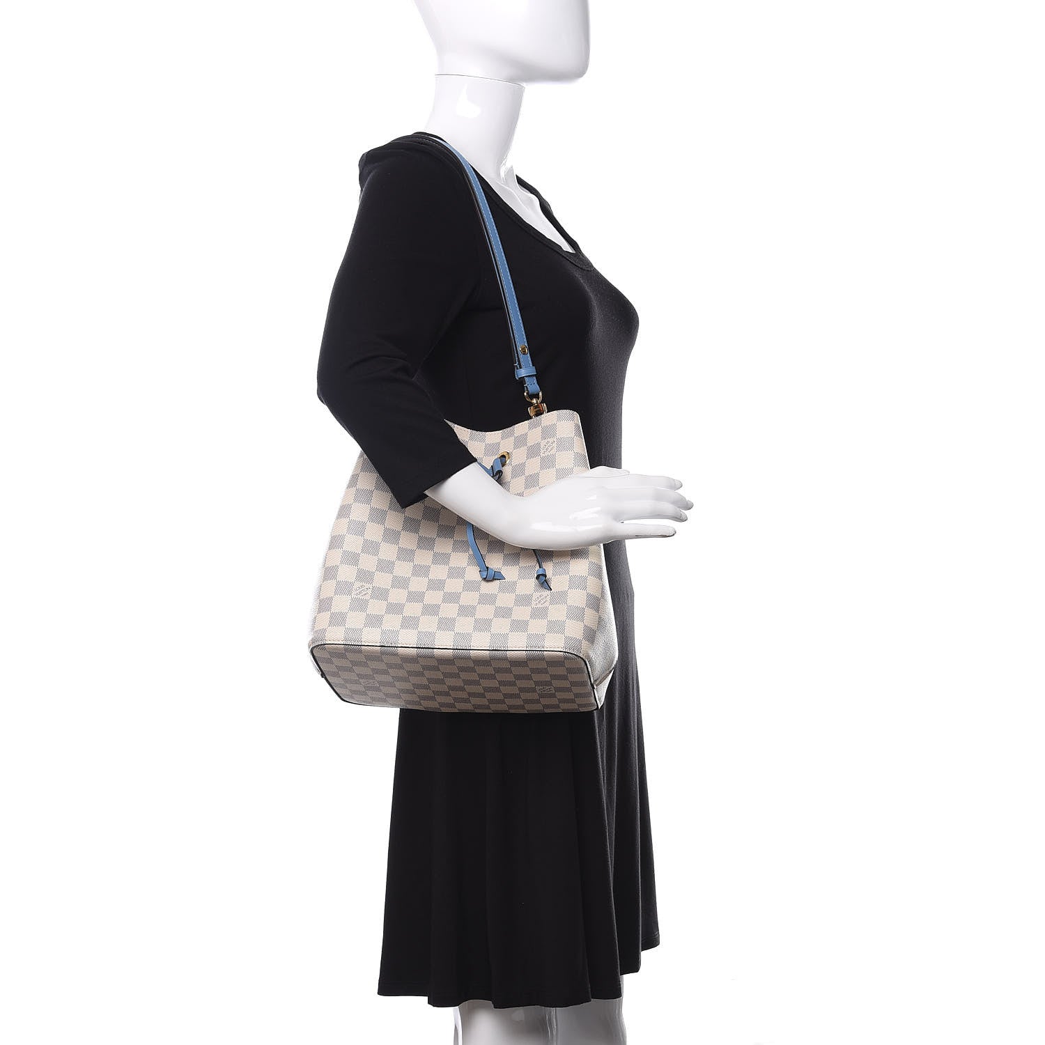 Louis Vuitton Damier Azur Neonoe MM Bleuet 3 of 10