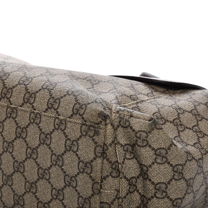 Gucci GG Plus Monogram Messenger Diaper Bag Dark Brown 13 of 16