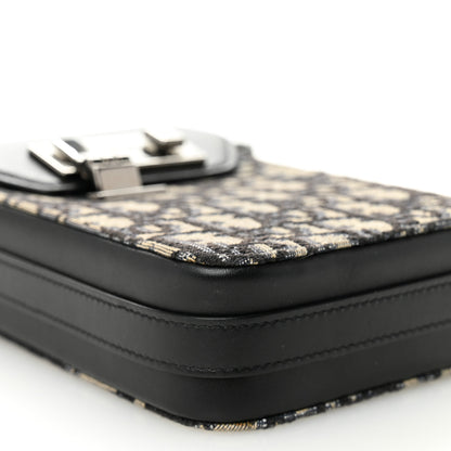 Christian Dior Oblique Calfskin Vertical Pouch Black 8 of 9
