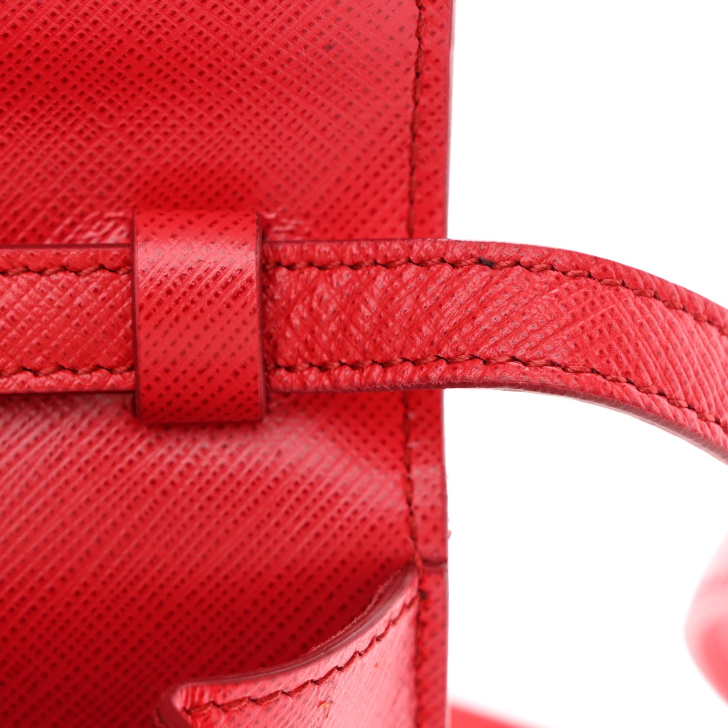 Salvatore Ferragamo Saffiano Vera Bow Crossbody Belt Bag Red 16 of 19