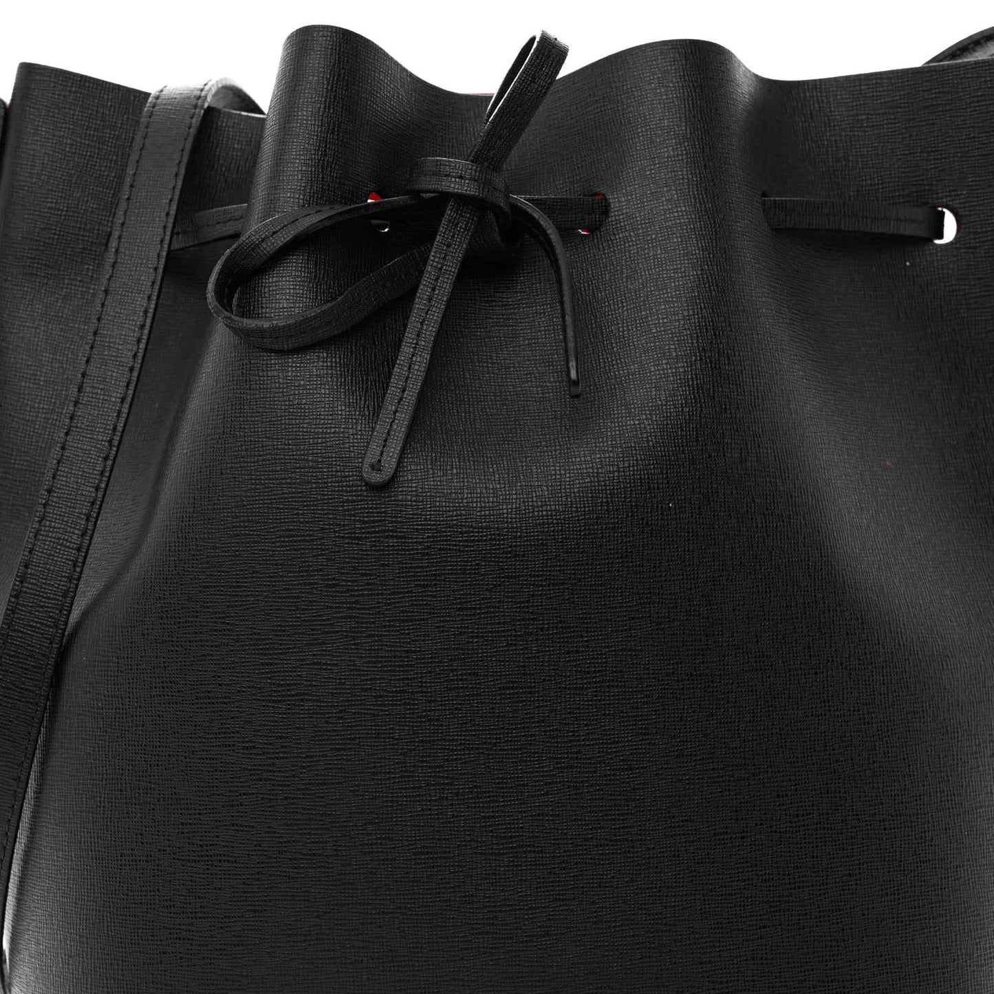 Saffiano Bucket Bag Black Flamma