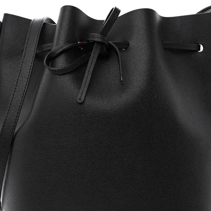 Mansur Gavriel Saffiano Bucket Bag Black Flamma 8 of 15