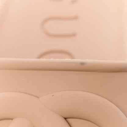 Gucci Soft Rubber Womens Interlocking G Platform 42mm Slide Sandals 40 Vintage Camel 10 of 11