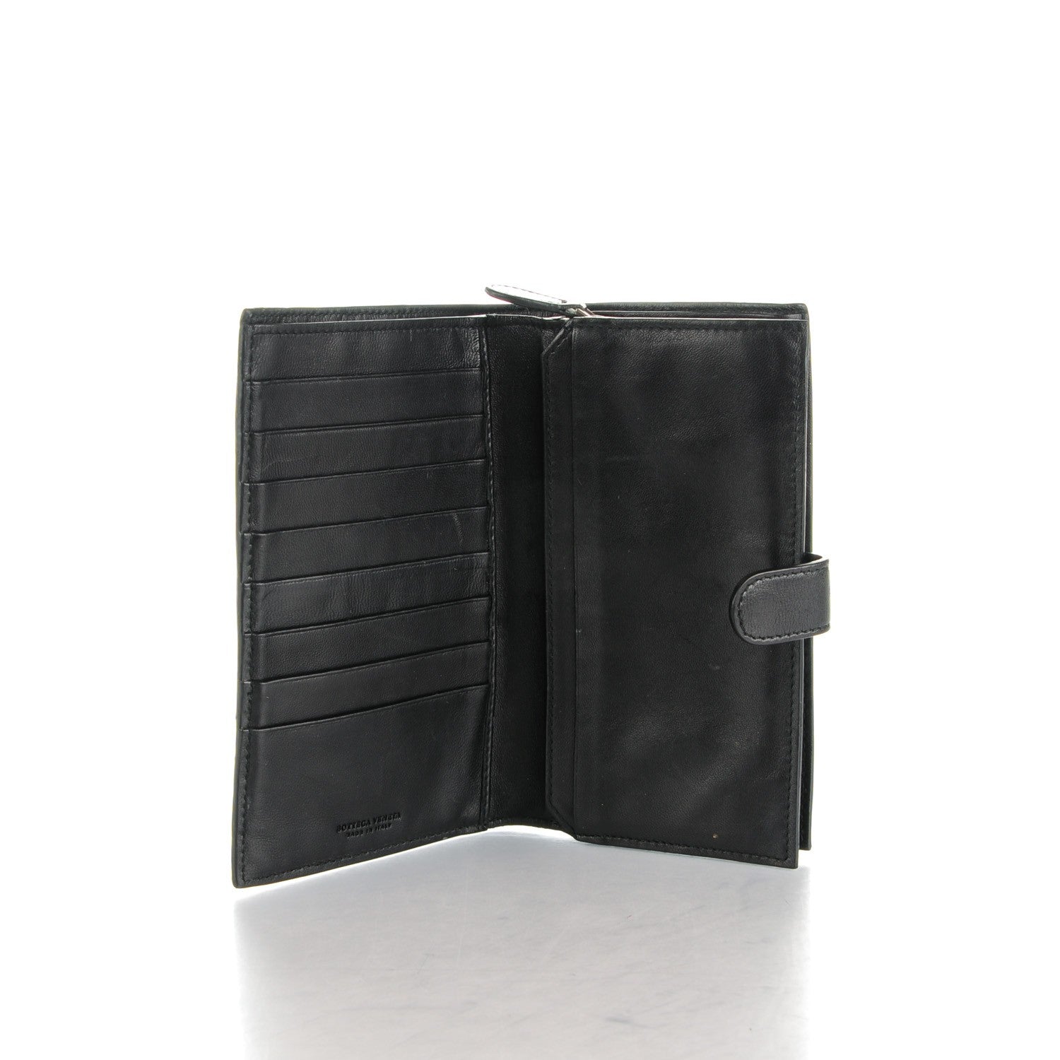 Bottega Veneta Nappa Intrecciato Continental Wallet Black 5 of 9