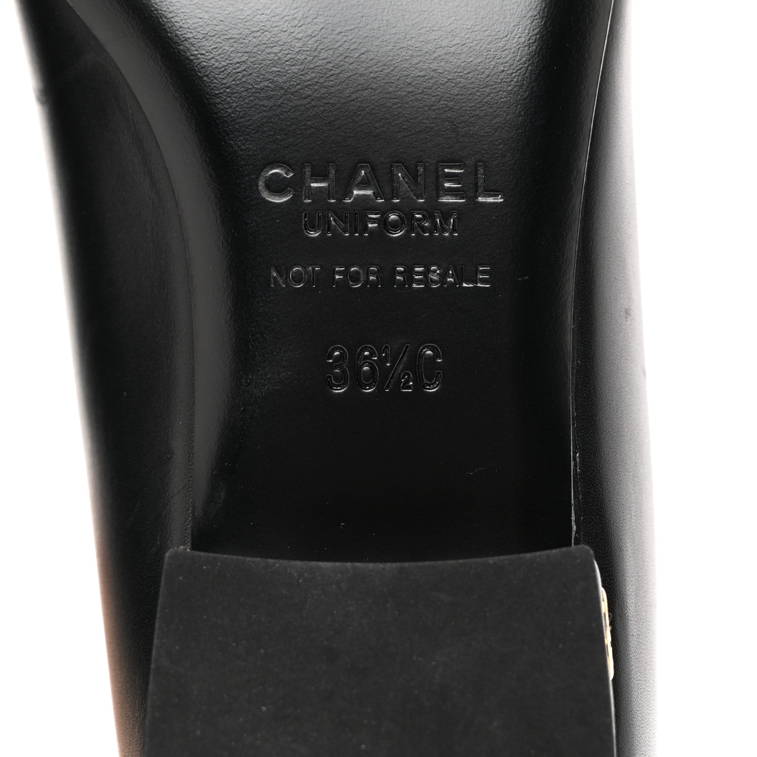 Chanel Lambskin Cap Toe Ballerina Flats 36.5 Black 9 of 9