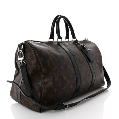 Louis Vuitton Monogram Macassar Keepall Bandouliere 45 2 of 9