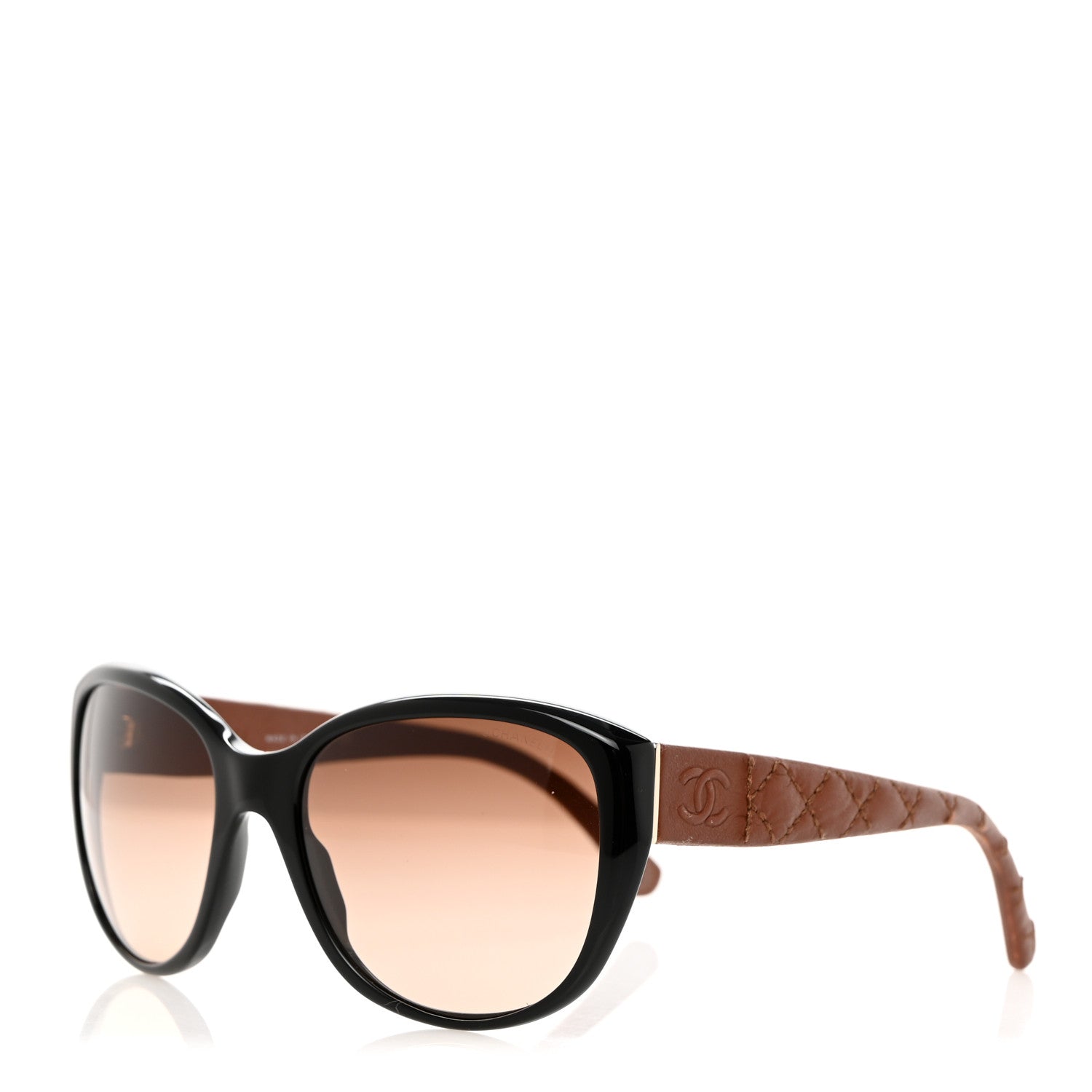 Chanel Lambskin Quilted CC Sunglasses 5199 Q Brown 1 of 11