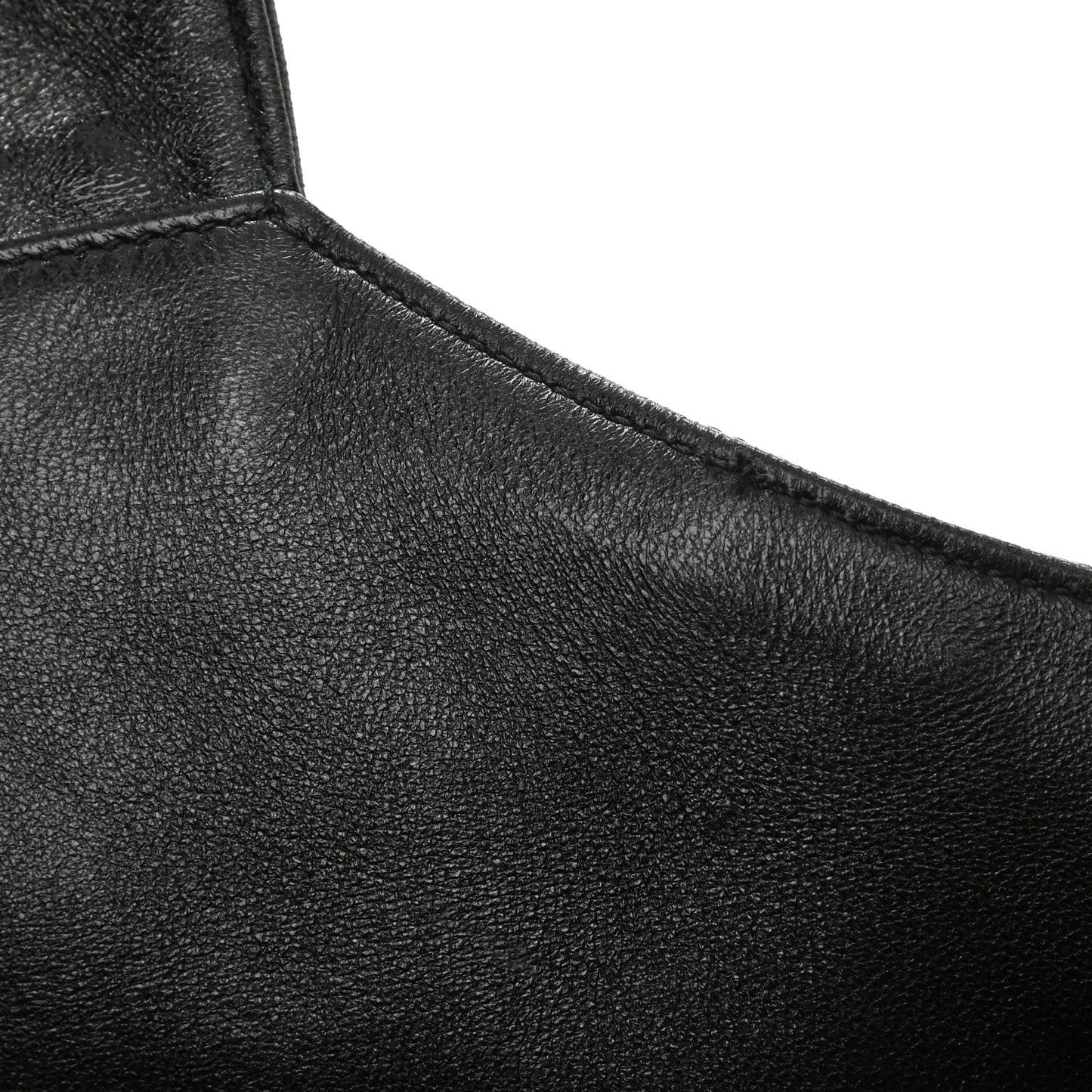 Lambskin Quilted Maxi Icare Shopping Tote Black