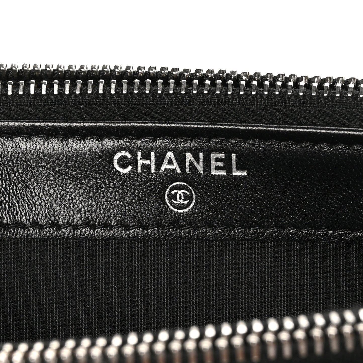 Sequin Lambskin Summer Night Clutch With Chain  Black Silver