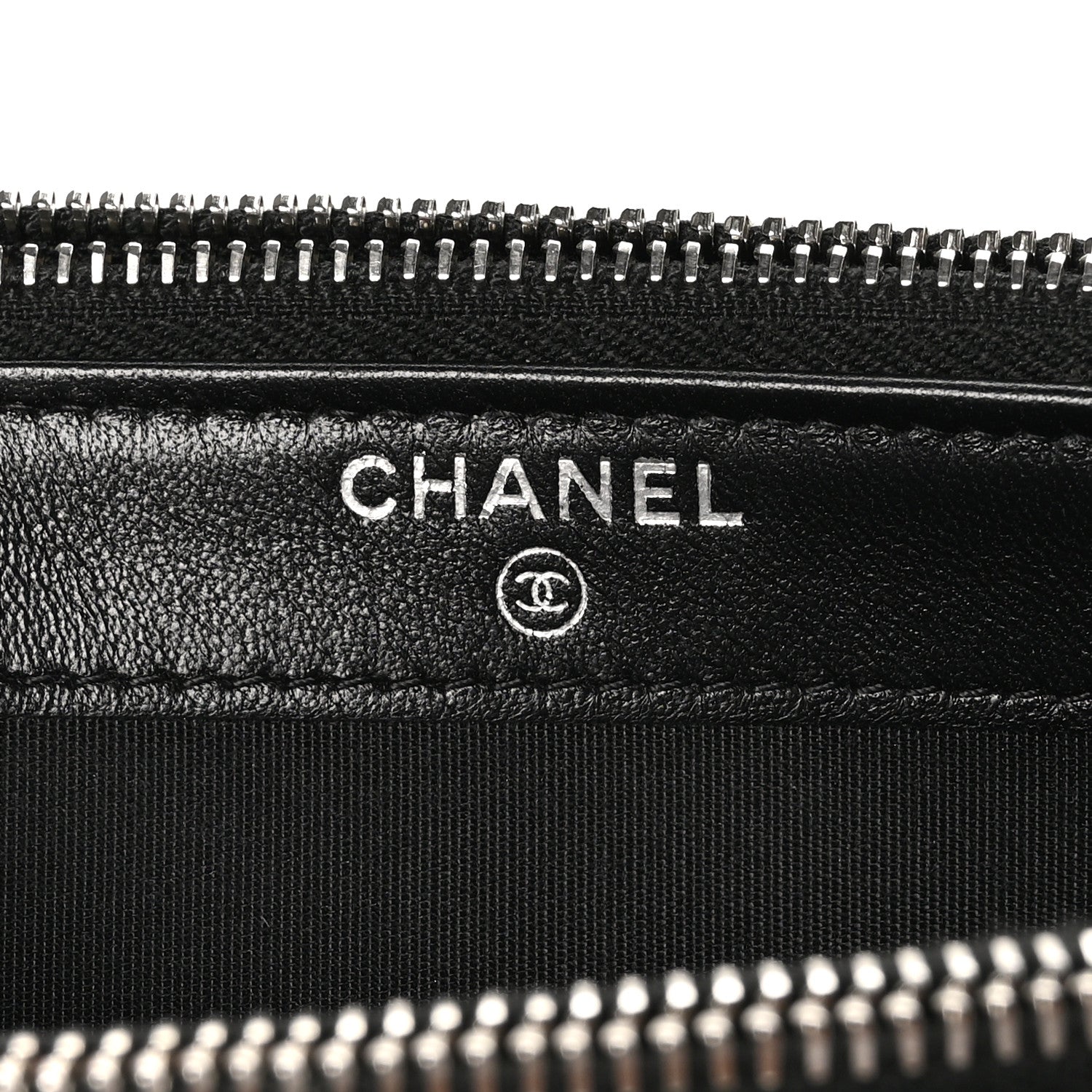 Chanel Sequin Lambskin Summer Night Clutch With Chain  Black Silver 6 of 11