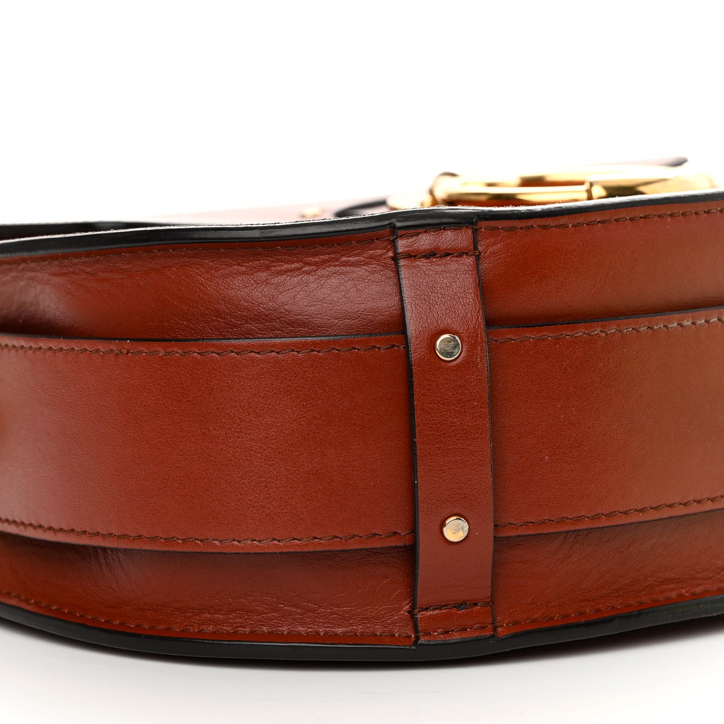 Calfskin Suede Large Tess Bag Sepia Brown