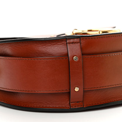 Chloe Calfskin Suede Large Tess Bag Sepia Brown 9 of 21