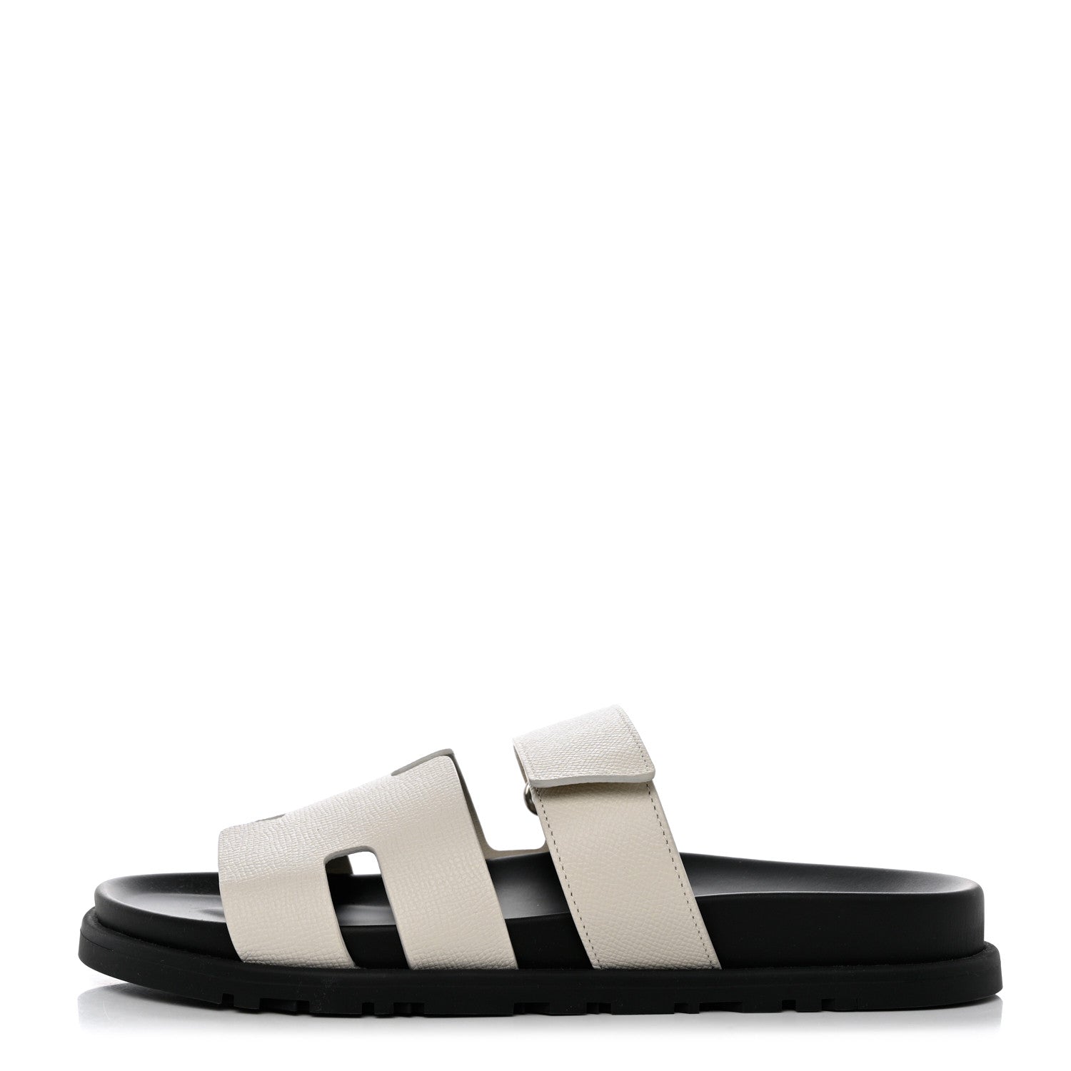 Hermes Epsom Chypre Sandals 40 Beige Glaise 1 of 9
