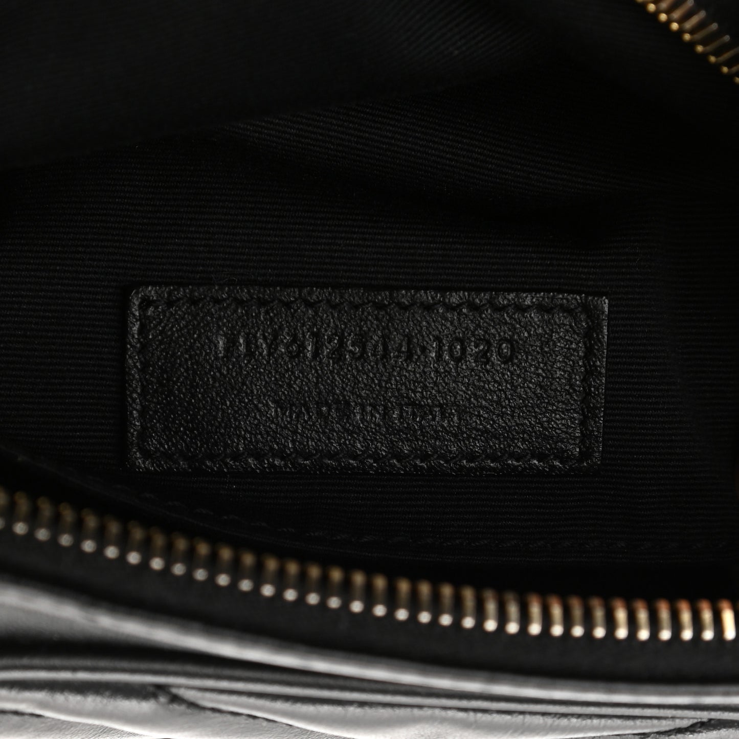 Calfskin Matelasse Monogram Lou Camera Bag Black