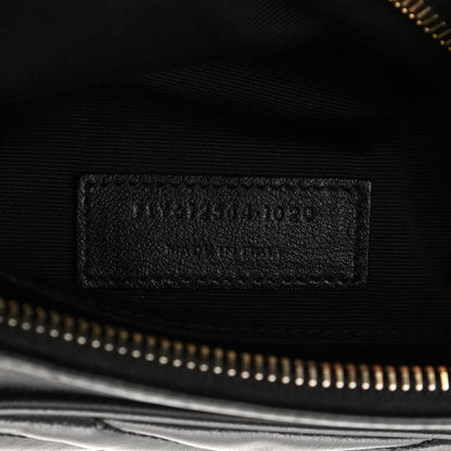 Saint Laurent Calfskin Matelasse Monogram Lou Camera Bag Black 7 of 10