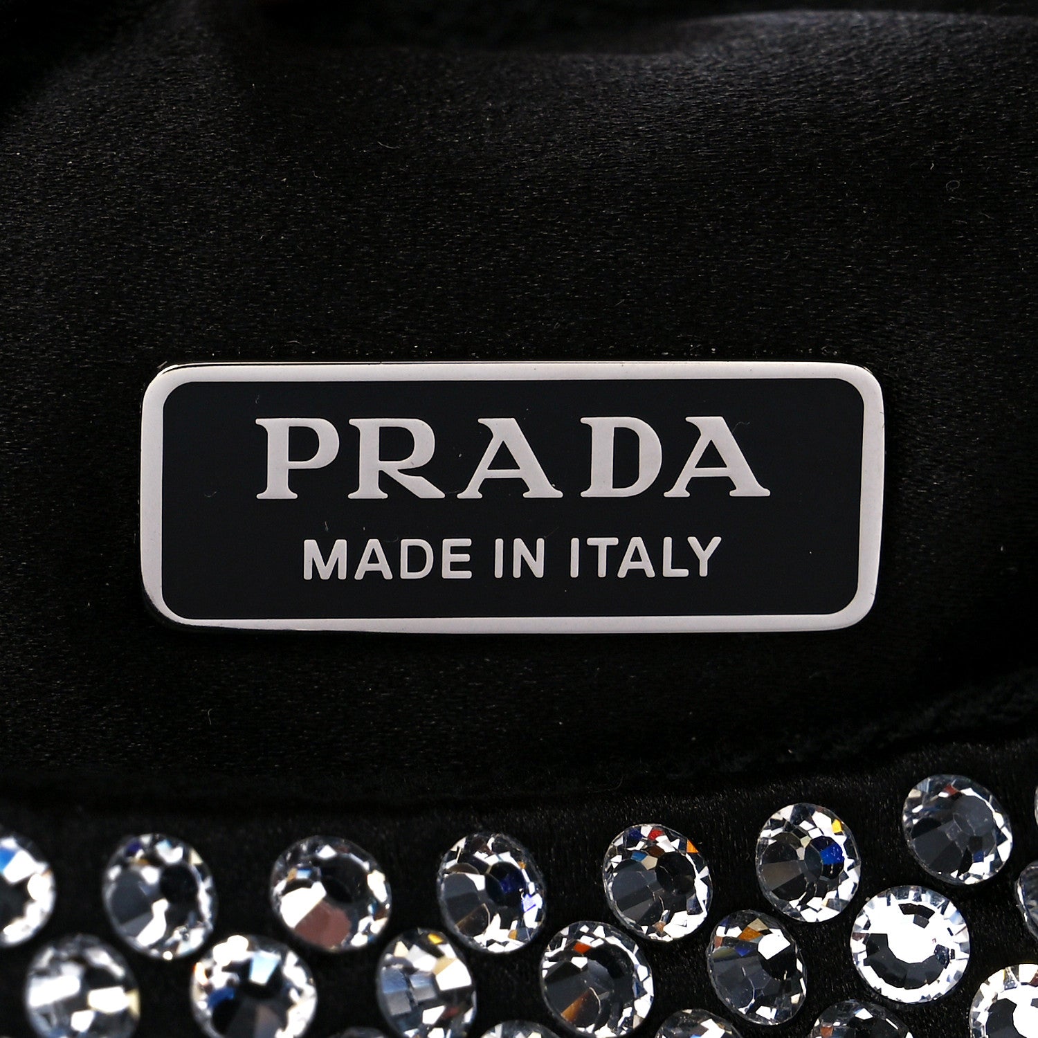 Prada Satin Crystal Mini Re-Edition 2000 Bag Cristal 6 of 10